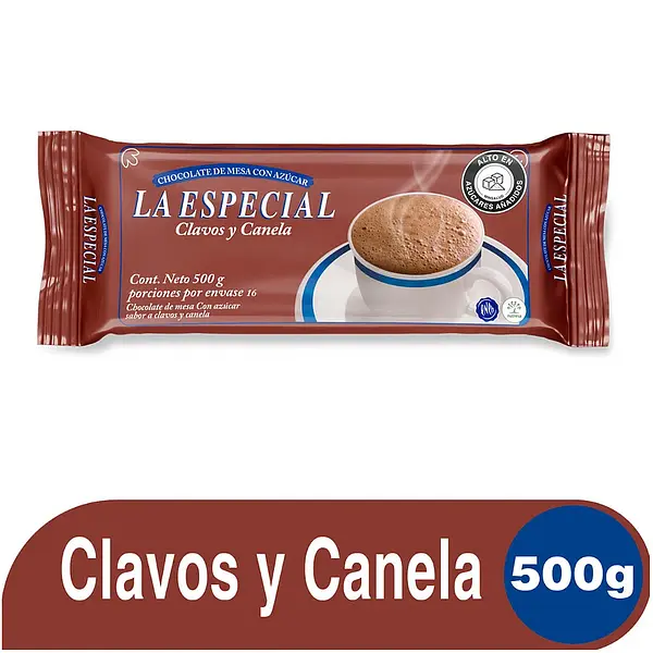 CHOCOLATE MESA CLAVOS Y CANELA LA ESPECIAL*500G