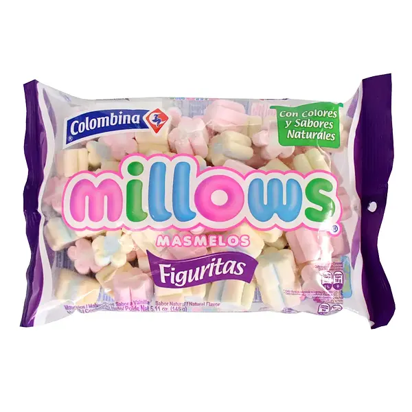 MASMELO MARGARITA MILLOWS COLOMBINA*145G