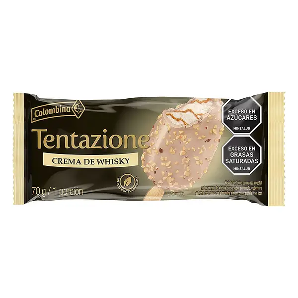 HELADO TENTACIONE WHISKY COLOMBINA * 70G