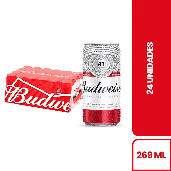 CERVEZA ORIGINAL BUDWEISER *269ML*24U