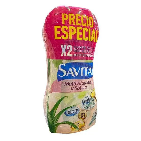 SHAMPOO + ACOND FUSION SAVITAL *550 ML