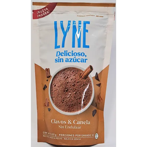 CHOCOLATE POLVO CLAVOS Y CANELA CHOCO LYNE *120G