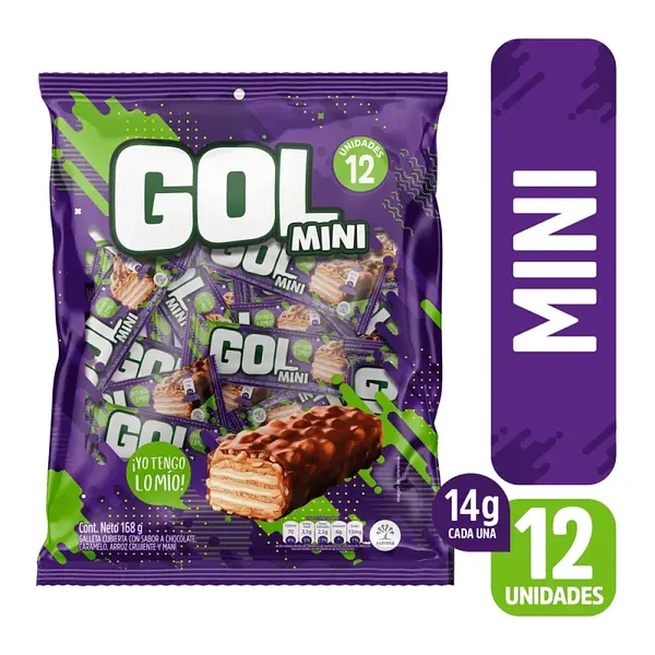 CHOCOLATINA MINI GOL*12U