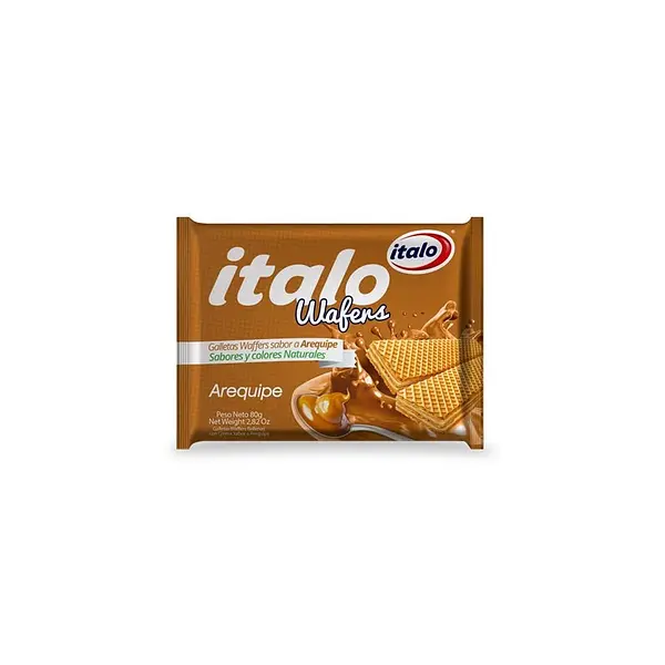 GALLETA AREQUIPE WAFER ITALO*80GR