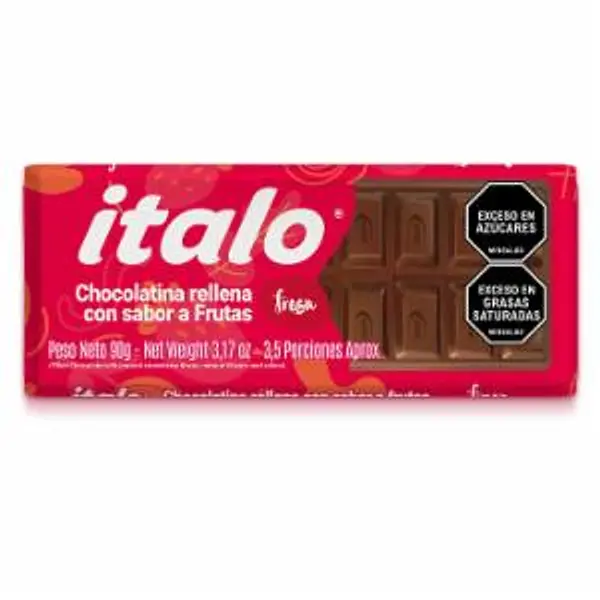 CHOCOLATINA FRESA ITALO*90GR