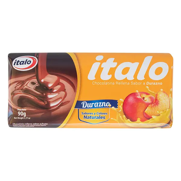 CHOCOLATINA DURAZNO ITALO*90GR