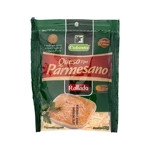 QUESO PARMESANO COLANTA *40GR