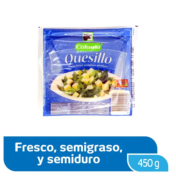QUESO QUESILLO COLANTA * 450G