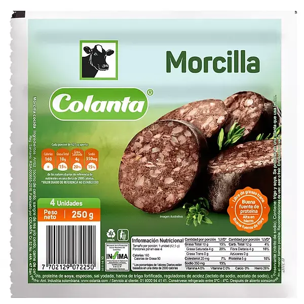 MORCILLA COLANTA *4UND