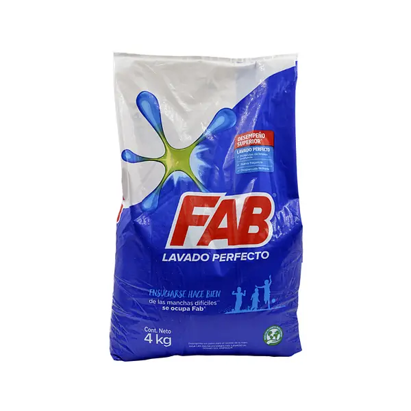 DETERGENTE POLVO FAB *4KG