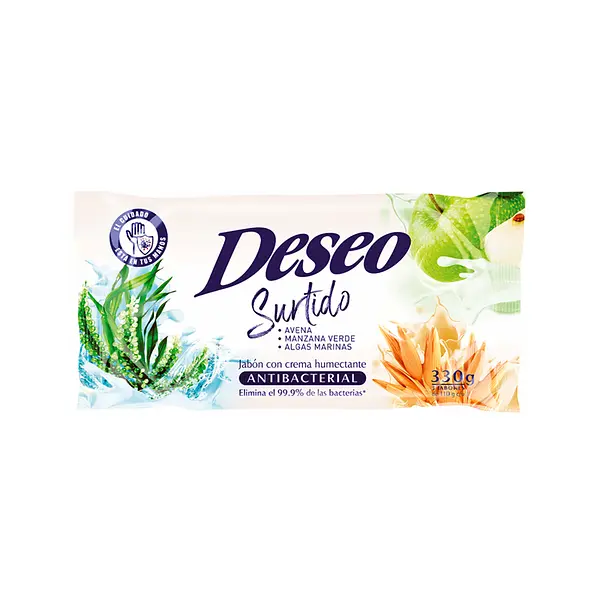 JABON CORPORAL SURTIDO DESEO*110G*3U