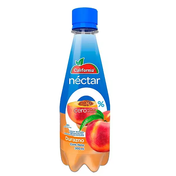 JUGO NECTAR DURAZNO 0% CALIFORNIA *300ML