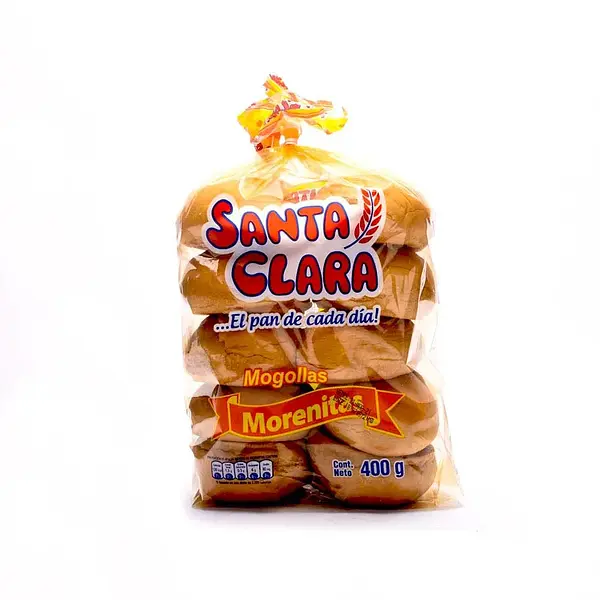 PAN MOGOLLA MORENITA SANTA CLARA*400GR
