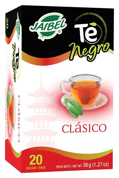 INFUSION TE NEGRO CLASICO JAIBEL*20U