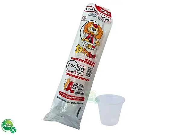 COPA AGUARDIENTE SAMBA 1OZ*50U