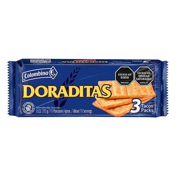 GALLETA DORICAS *3TACOS