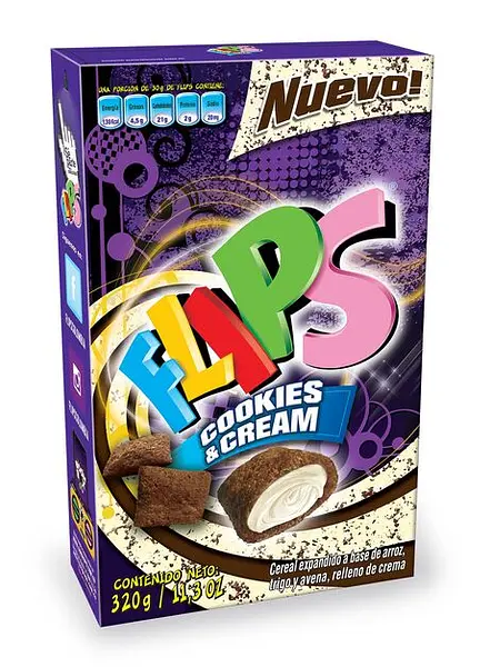 CEREAL COOKIS CREAM FLIPS*320GR