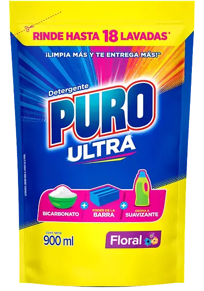 DETERGENTE LIQUIDO ULTRA PURO*900 ML