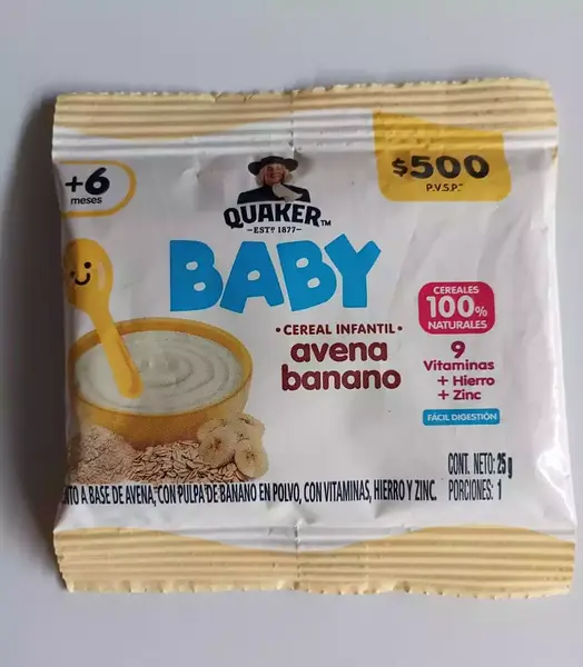 COLADA BANANO BABY QUAKER *25 GR