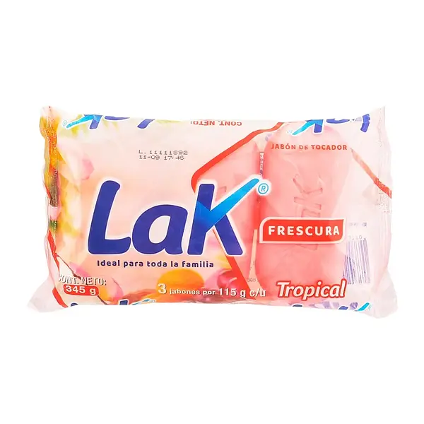 JABON CORPORAL FRUTOS ROJOS LAK*3U*115G