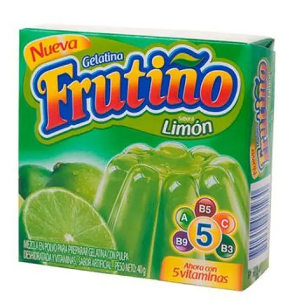 GELATINA LIMON FRUTIÑO*40G