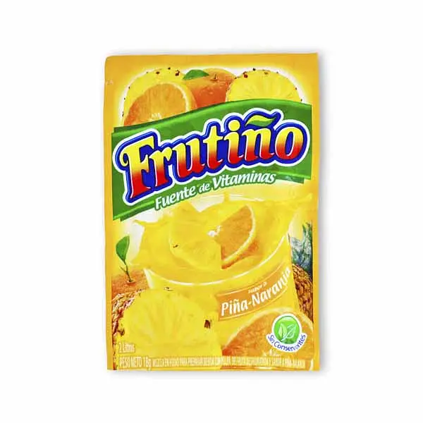 REFRESCO PIÑA NARANJA FRUTIÑO*18GR