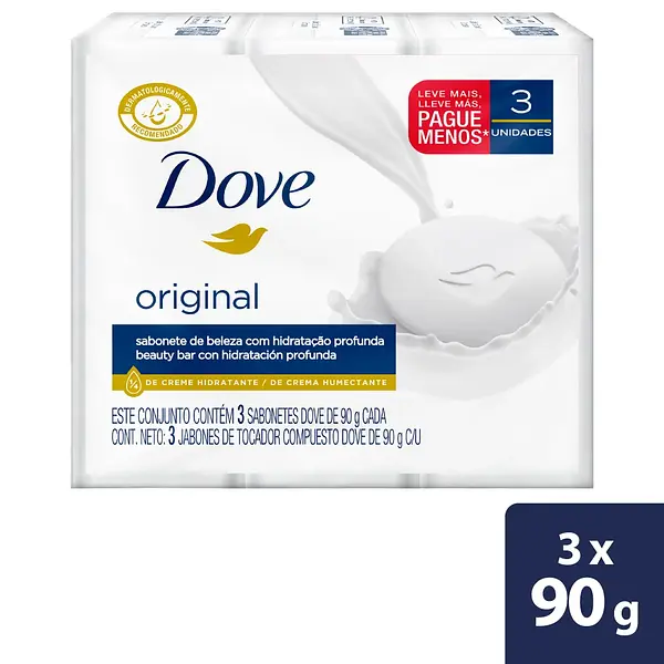 JABON CORPORAL ORIGINAL DOVE*90G*3U