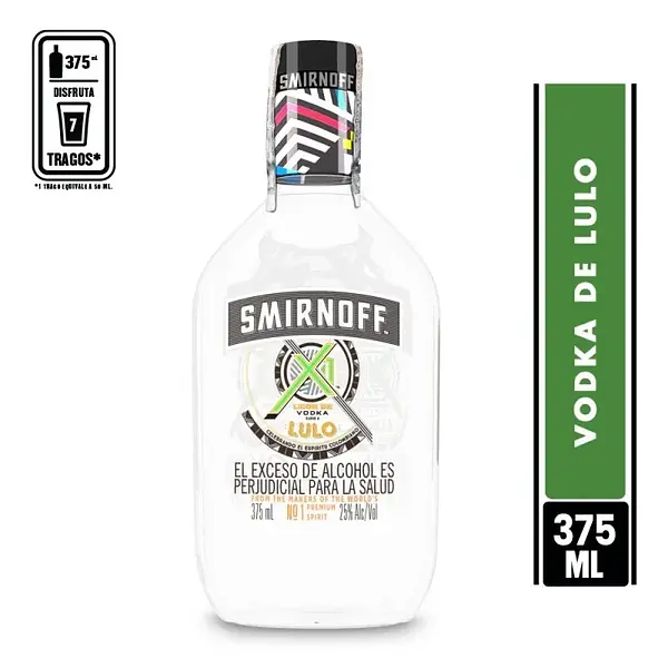 VODKA LULO SMIRNOFF*375ML