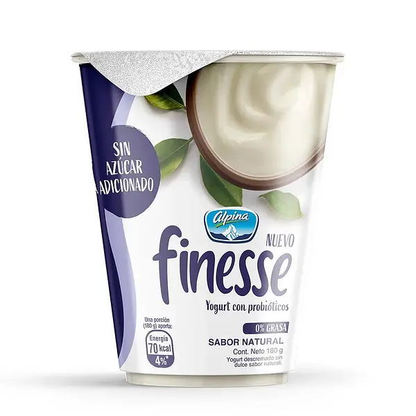 YOGURT NATURAL FINESSE *180GR