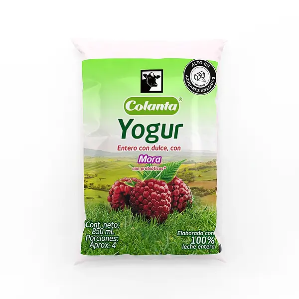 YOGURT MORA COLANTA *850 ML