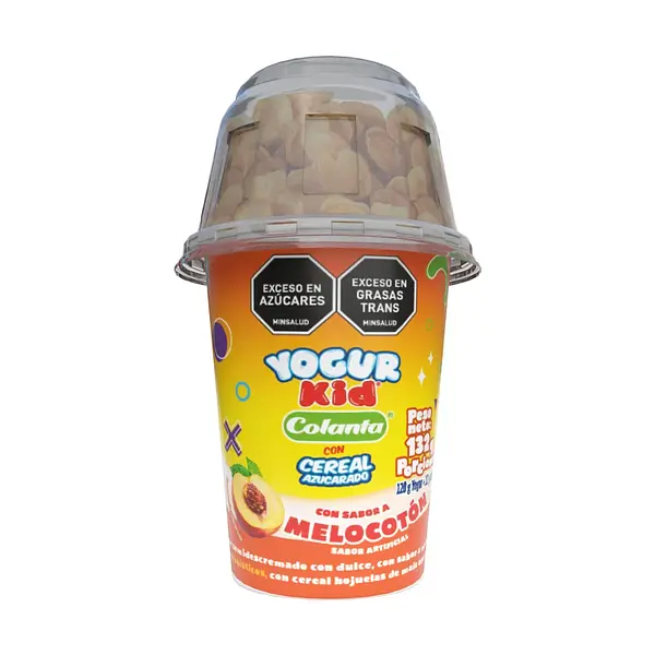 YOGURT MELOCOTON KID COLANTA*132G