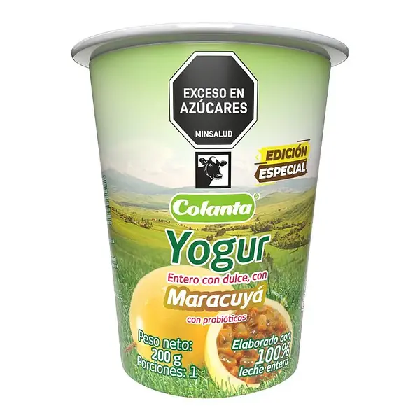 YOGURT MARACUYA COLANTA *200G