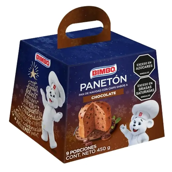 PAN PANETON CHOCOLATE BIMBO*450GR