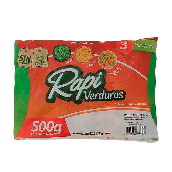 RAPI VERDURAS MIXTOS *500 GR