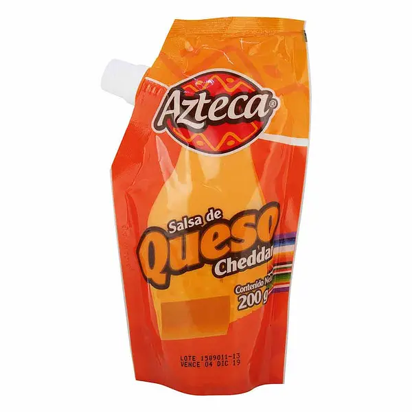 SALSA DE QUESO CHDDAR AZTECA *200G