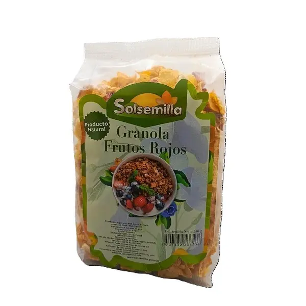 GRANOLA FRUTOS ROJOS SOLSEMILLAS *250 GR