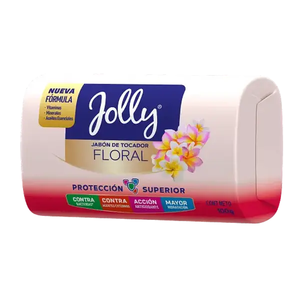 JABON BARRA FLORAL JOLLY*100GR