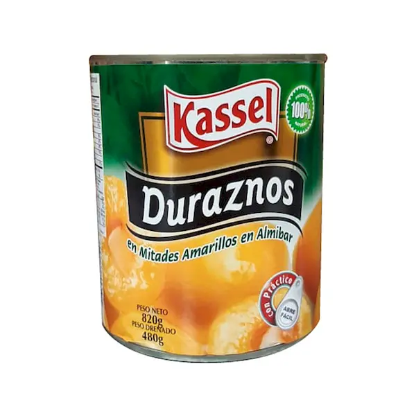 DURAZNOS EN MITADES KASSEL 820G