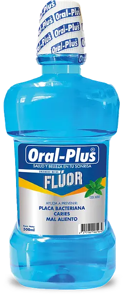ENJUAGUE BUCAL COOL MINT ORAL-PLUS*500ML