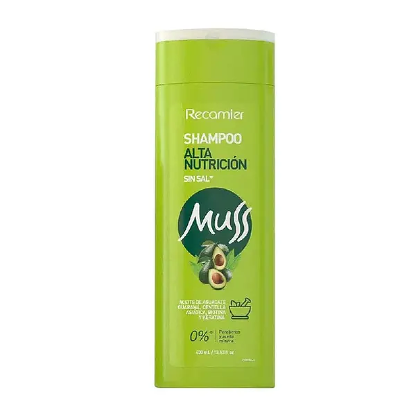 SHAMPO NUTRICION MUSS*400ML