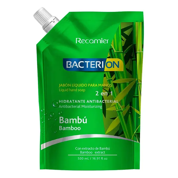 JABON LIQUIDO MANOS BAMBU BACTERION*500M