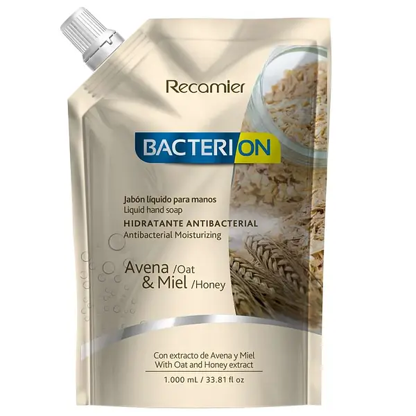 JABON LIQUIDO MANOS AVENA BACTERION*1L
