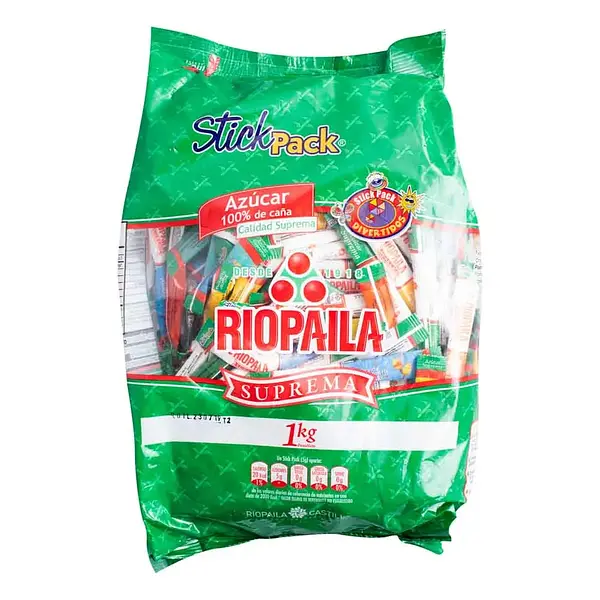 AZUCAR BLANCA RIOPAILA SOBRES*1K