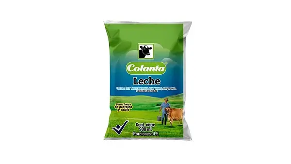 LECHE LIQUIDA SEMIDESLACTOSADA COLANTA*900ML