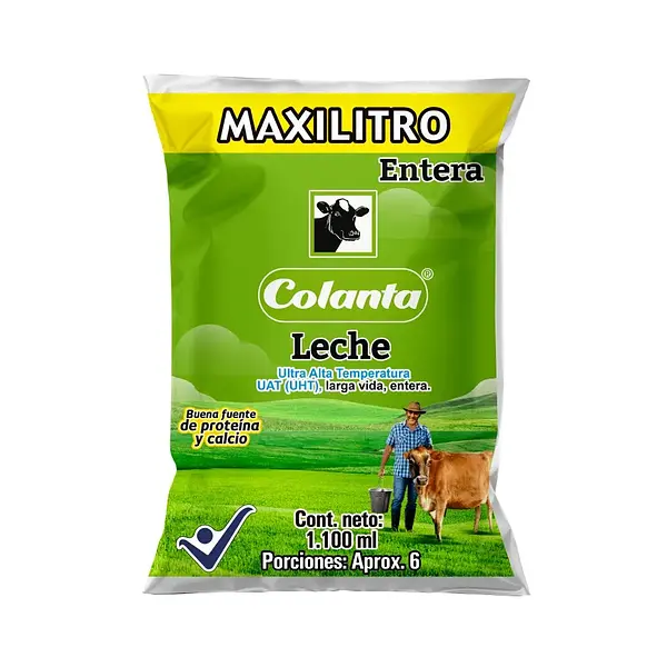 LECHE LIQUIDA ENTERA COLANTA *1.1LT