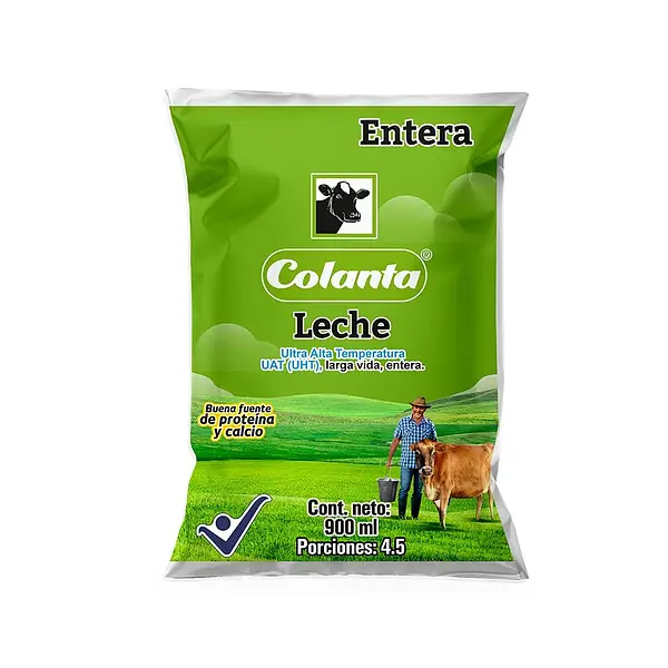 LECHE LIQUIDA ENTERA COLANTA *900 ML