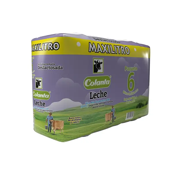 LECHE LIQUIDA DESLACTOSADA COLANTA*1.1L*6U
