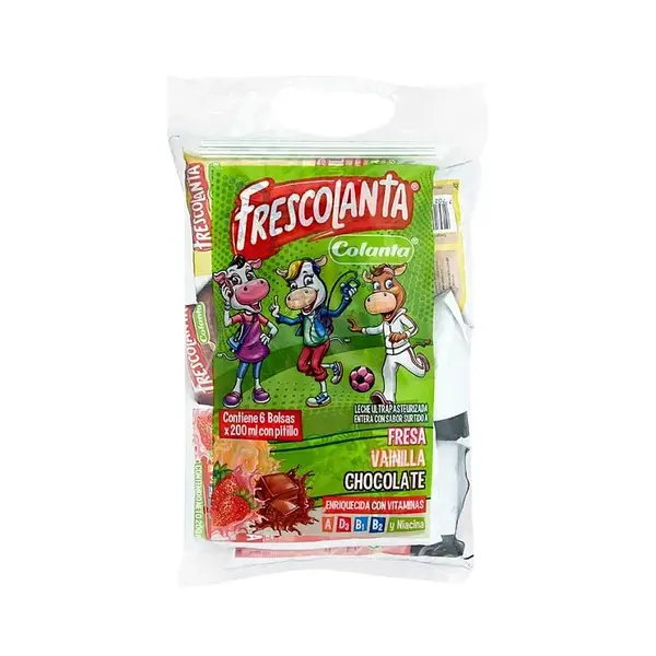 LECHE LIQUIDA FRESCOLANTA*200ML*6U