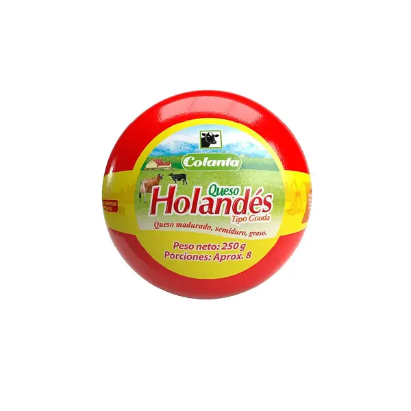 QUESO HOLANDES COLANTA * 250G