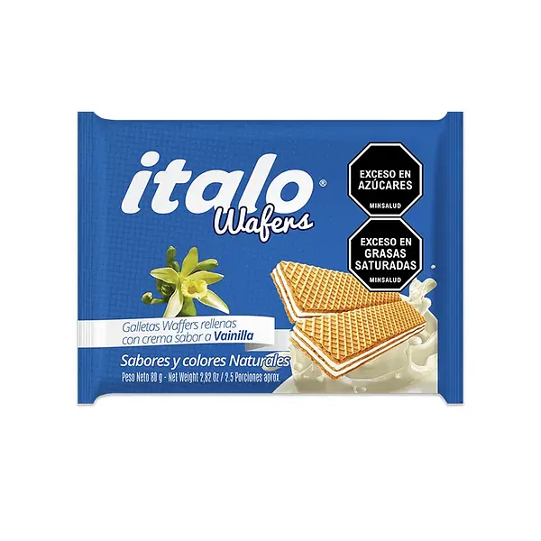 GALLETA VAINILLA WAFER ITALO*80GR